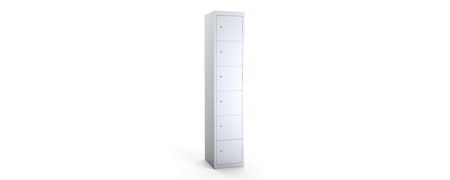 Lockin – Six door wide metal locker (MW6)