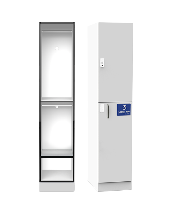 Accessible two door hanging locker (ALP2)