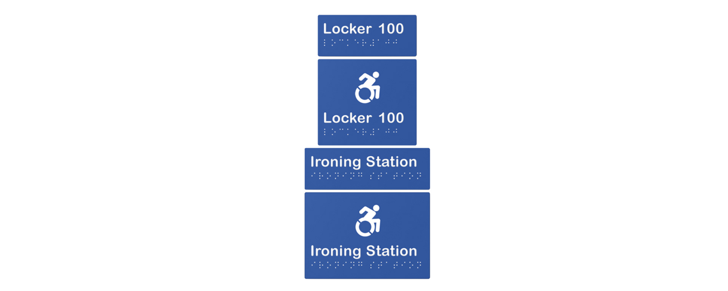 DDA Accessible Locker Signs